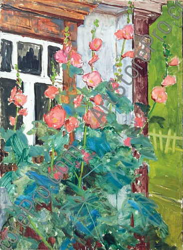 "Этюд к картине Почтальйон Дуся"