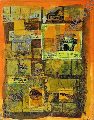 "Коллекция марок. Biruchiyart Art Air Mail 3"