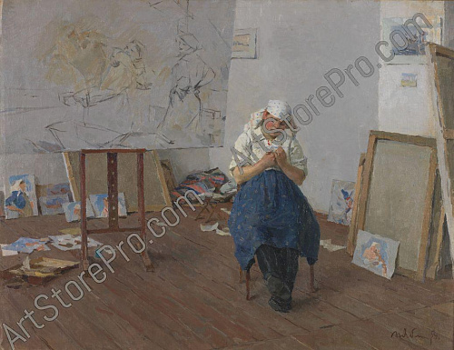 "Модель в мастерской художника"