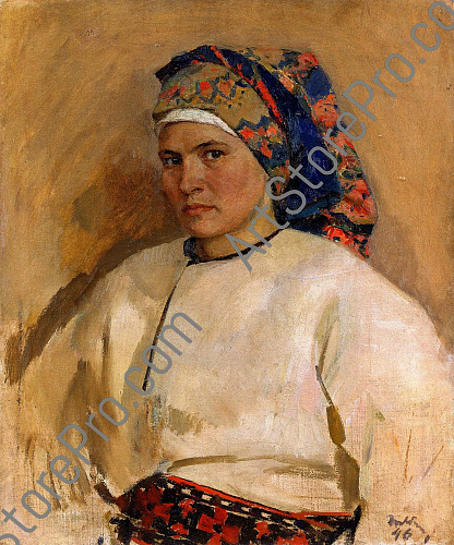 "Автопортрет в украинском костюме"