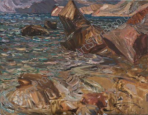 "Морской берег (Скала Лев)"