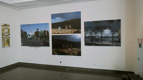 Беседка на Русановской набережной