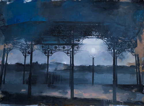 Беседка на Русановской набережной