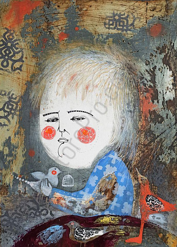 "Девочка и птица"